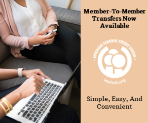 two people sharing information for intra-member transfer