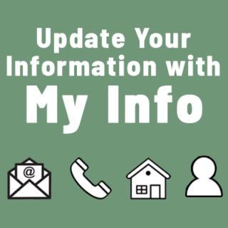 update your information with My Info