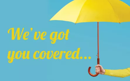 person holding an umbrella