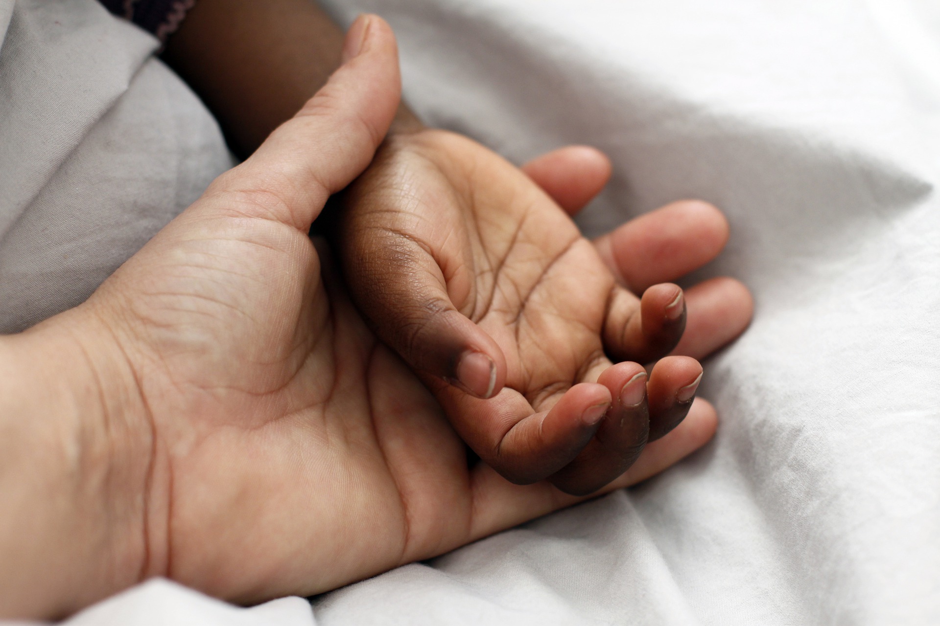 parent and child hands