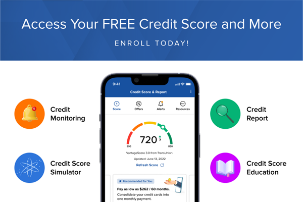 Access your FREE credit score and more