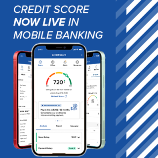 credit score now live in mobile banking