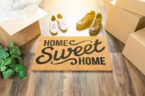 home sweet home welcome mat