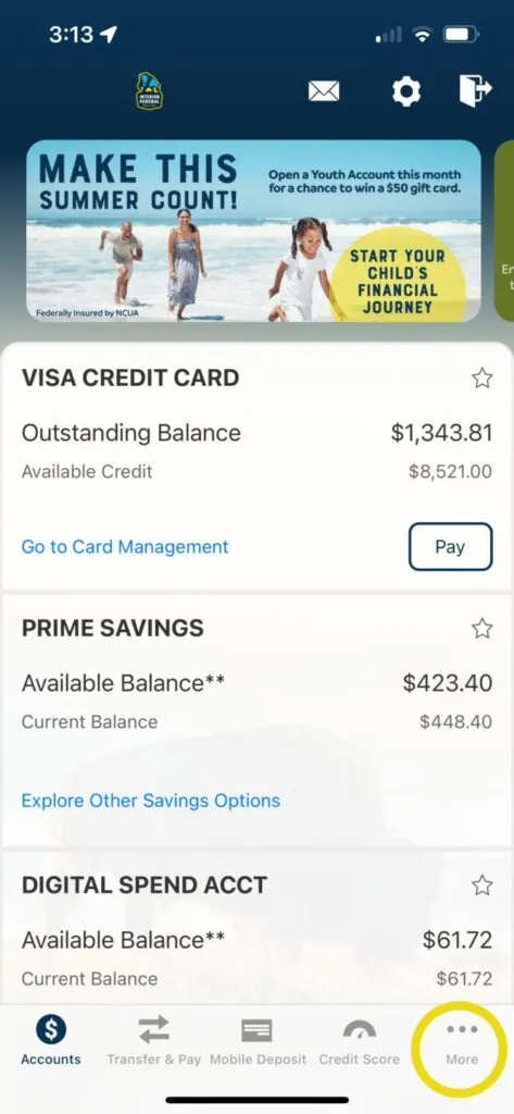 mobile banking with 