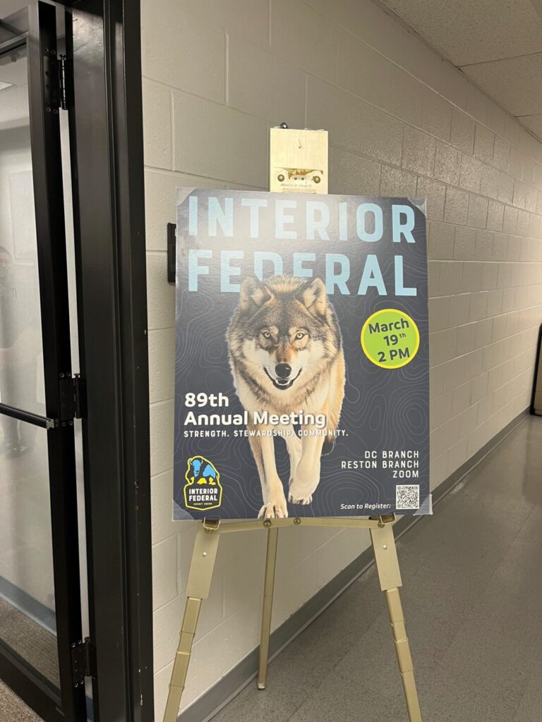 Annual Meeting sign